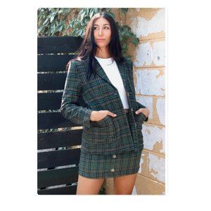 Greylin Rockie Check Blazer